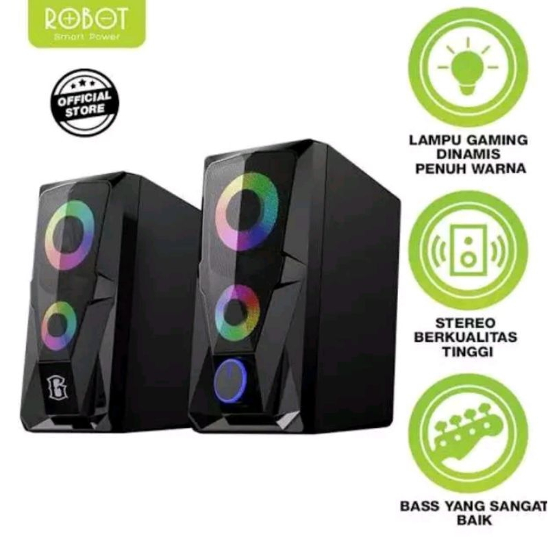 SPEAKER GAMING ROBOT RS200 RGB