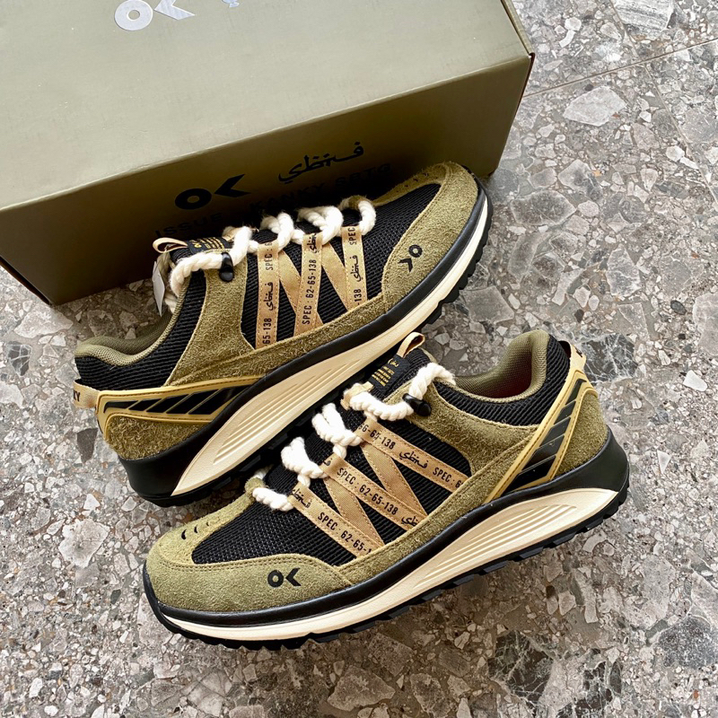 Sepatu Kanky x Mr Sabotage Moss Green (Limited Edition)