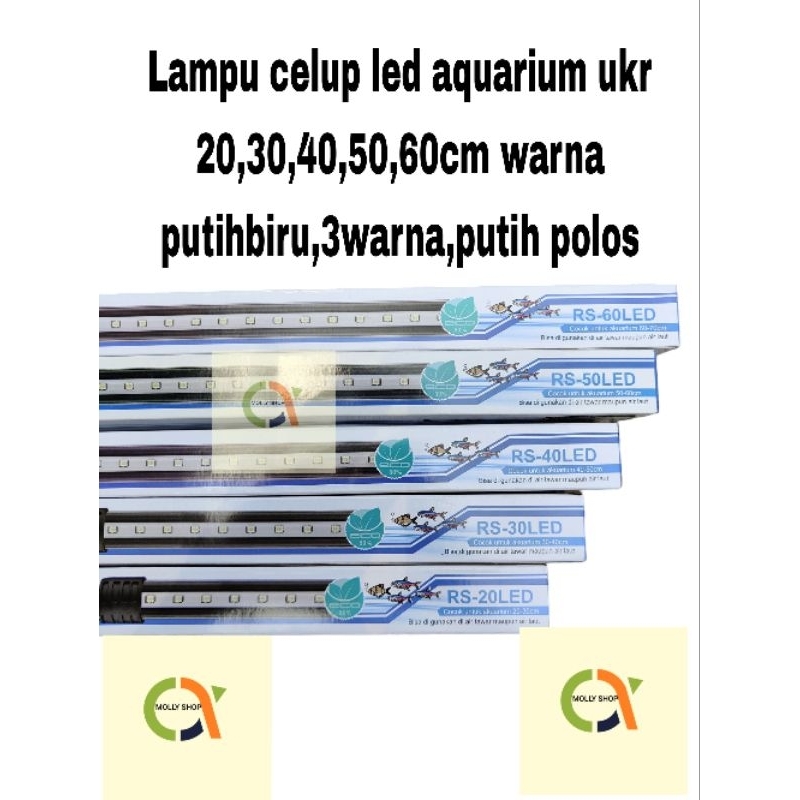 Lampu Aquarium LED T4 DBL Merah