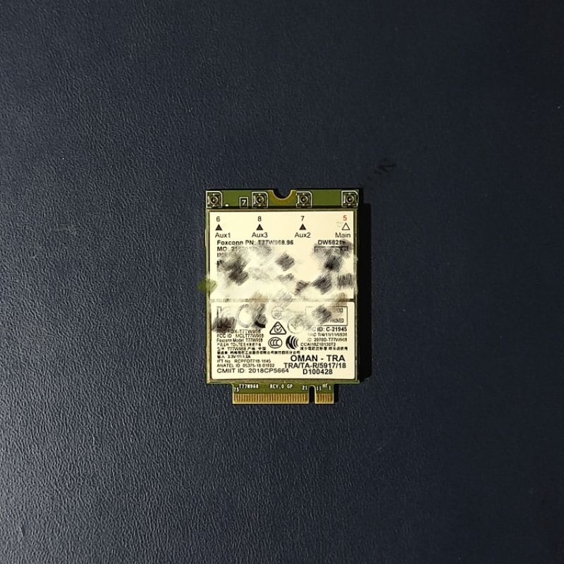 Modul Foxcoon T77W968 DW5821e Modem Rakitan