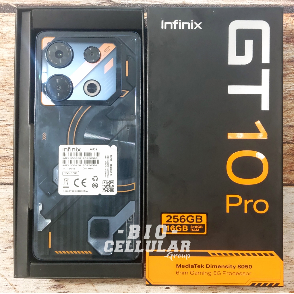 Infinix GT 10 Pro 8/256 Second Fullset