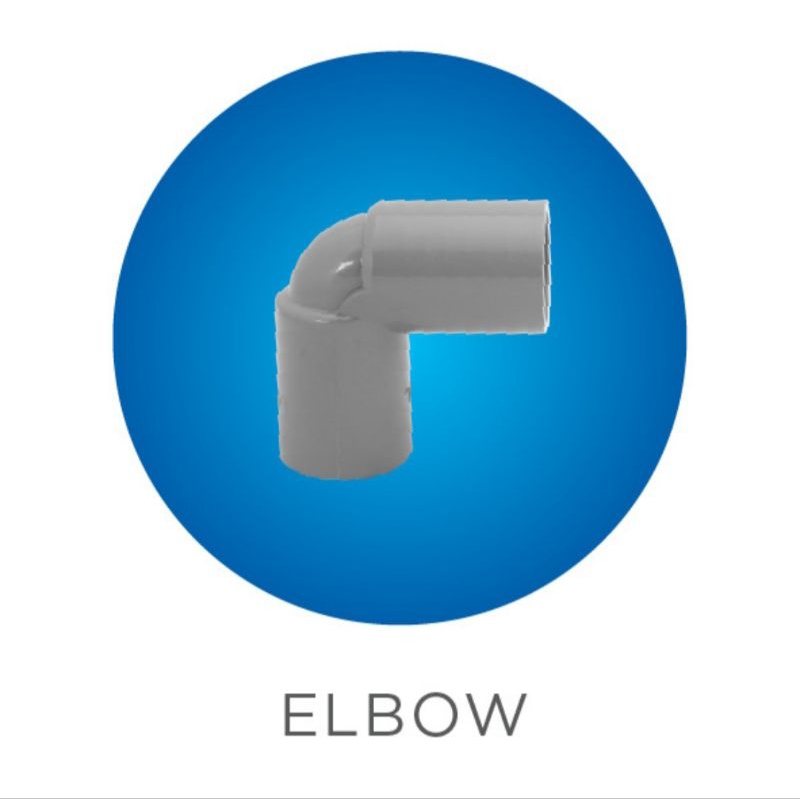 Elbow/knee L Fitting Pipa Power 4" Aw