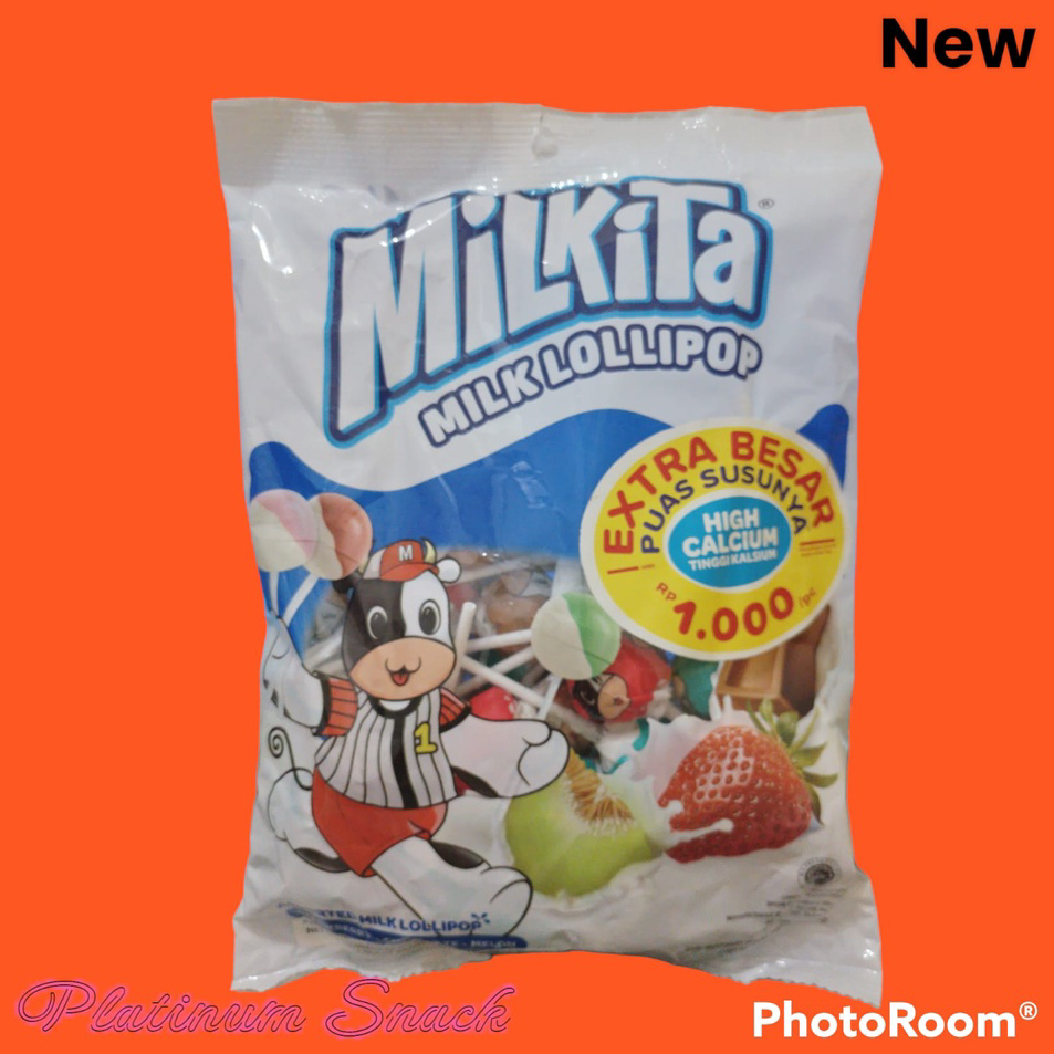 

TERMURAH Milkita Milk Lollipop Refill Max BARU 360 g | 1 Bks 40 Pcs @ 9 g