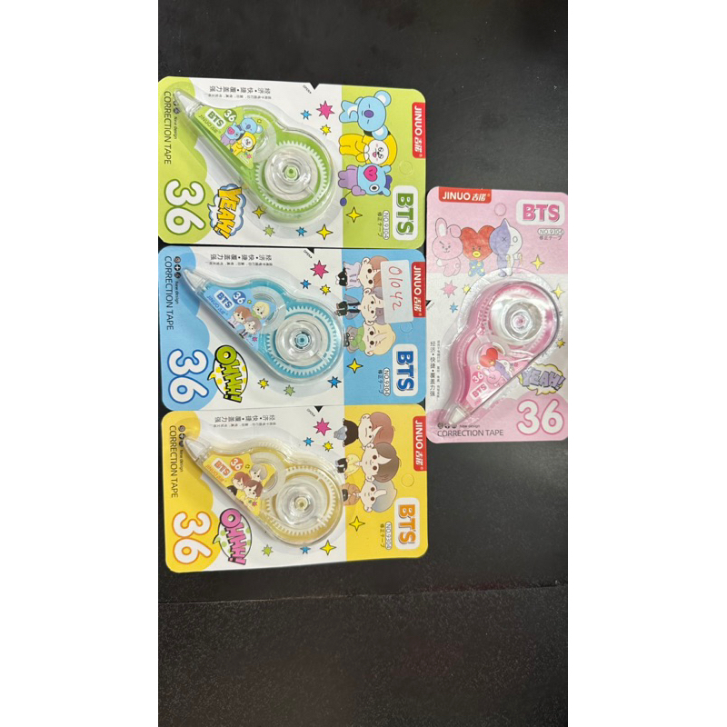 

BT21 TIP-EX BTS KERTAS ROLL CORRECTION TAPE BTS 9304