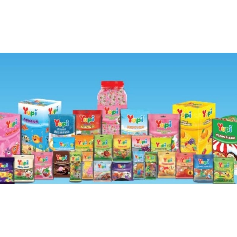 

Yupi Permen Gummy Candy 1 Box isi 12 / 24 pcs # Termurah