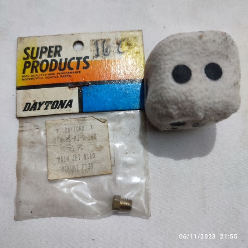 Main jet spuyer karburator mikuni f1zr fizr force1 fiz f1z ukuran 160 original daytona