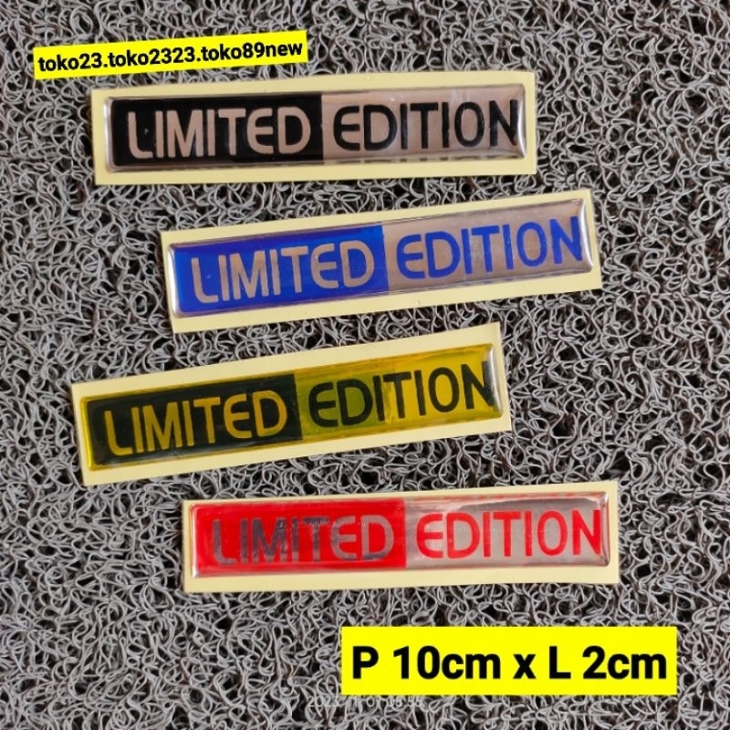 stiker timbul limited edition stiker motor keren