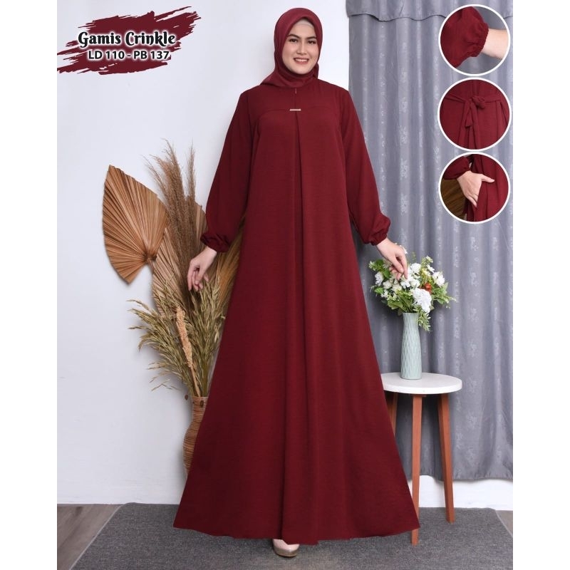 Gamis Crinkle LD110-PB137