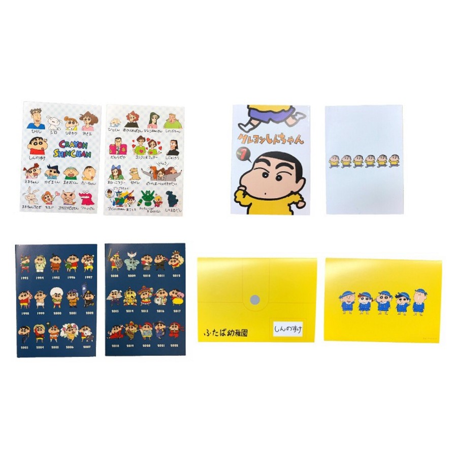

PataPata Foldable Memo Pad Crayon ShinChan Mini Note Limited Edition