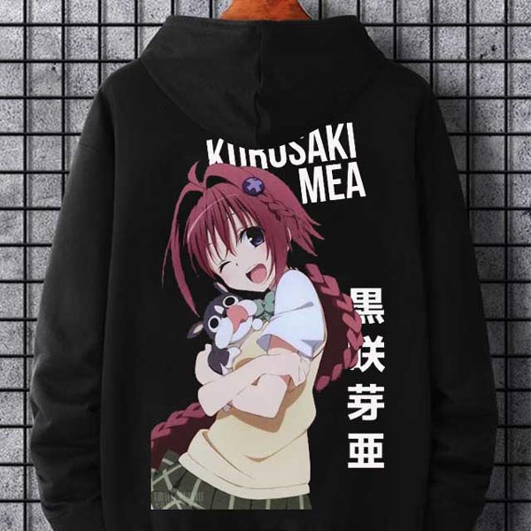 New Jaket Hoodie Mea Kurosaki Hoodie Bahan Cotton Fleece