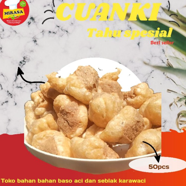 

5.5 COD Cuanki Tahu kering mini Bandung 50butir