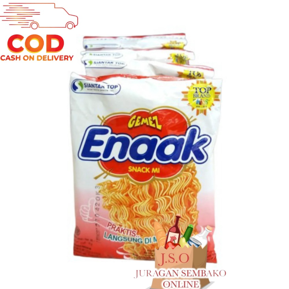 

(COD )NEW_PRODUCT ( JSO ) Mie Gemez Enaak Renceng isi 10 x 18gr Mie Gemes Enak Rencengan snack cemilan anak murah mie kriuk