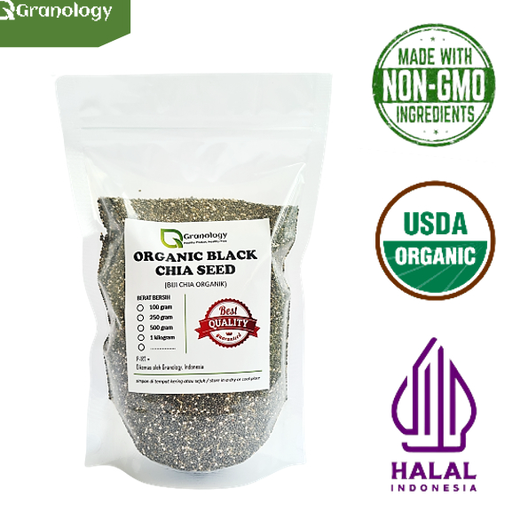 

(Terbaik) Organic Chia Seed Peru (500 gram) by Granology