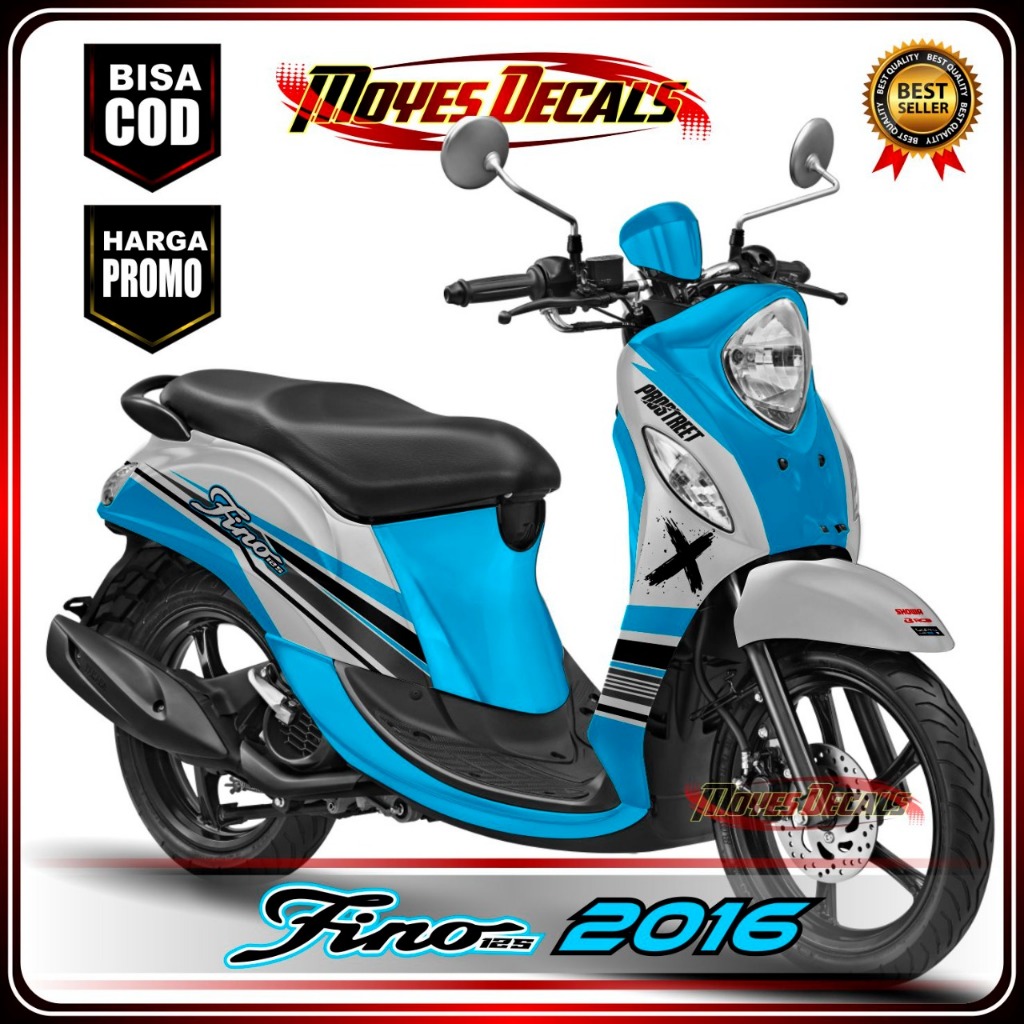Decal Stiker Variasi Fullbody Yamaha FINO 125 2016 Motiv Prostreet