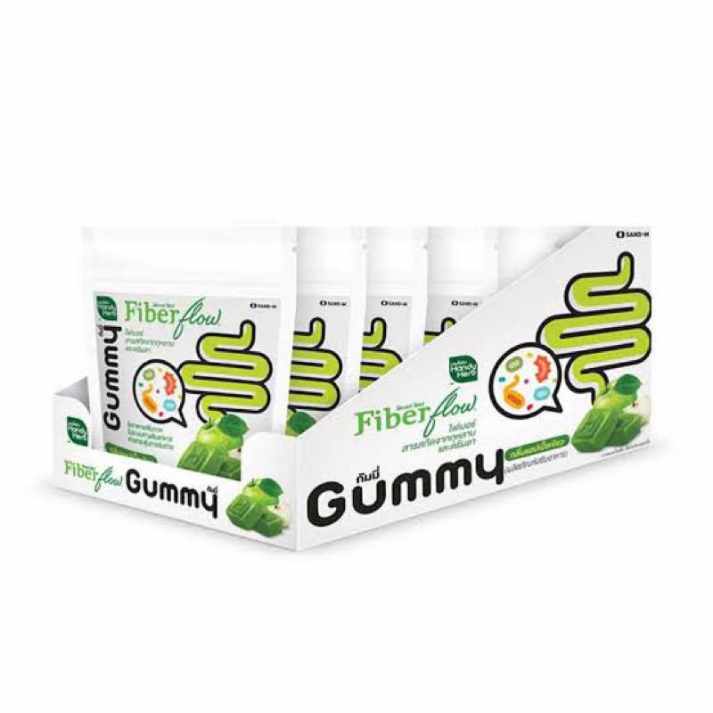 

Gummy fiber flow handy herb