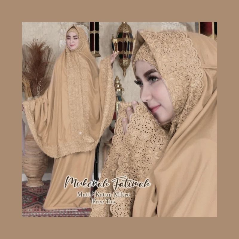 Mukena Fatimah Untuk Dewasa /Mukena Katun /Mukena Grosir