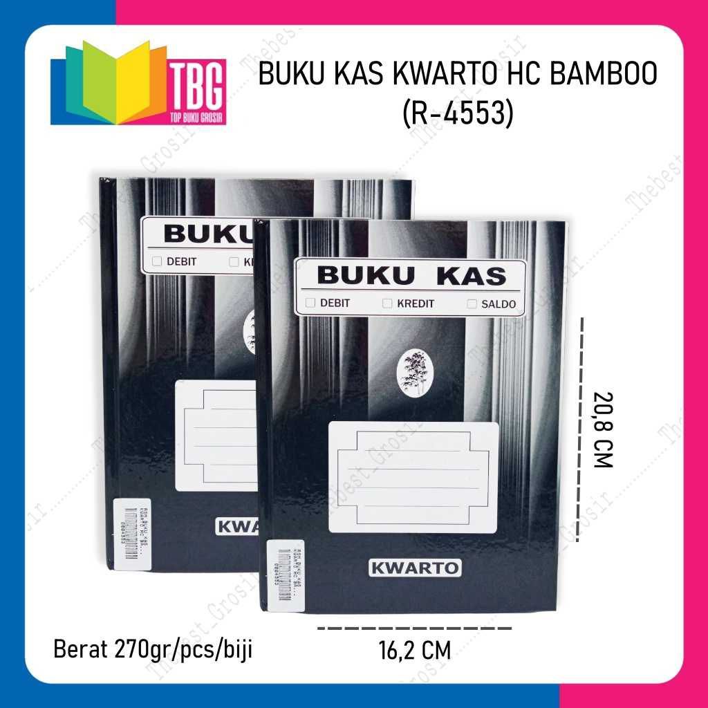 

1 PCS BUKU KAS KWARTO HC BAMBOO BUKU KEUANGAN CASH BOOK (R-4553)