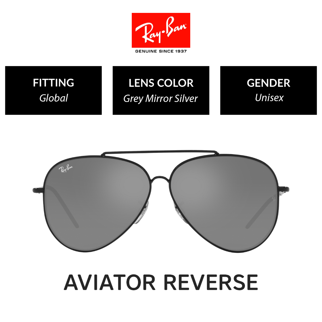 RAY-BAN AVIATOR REVERSE | RBR0101S 002/GS | Global | Sunglasses | 59mm