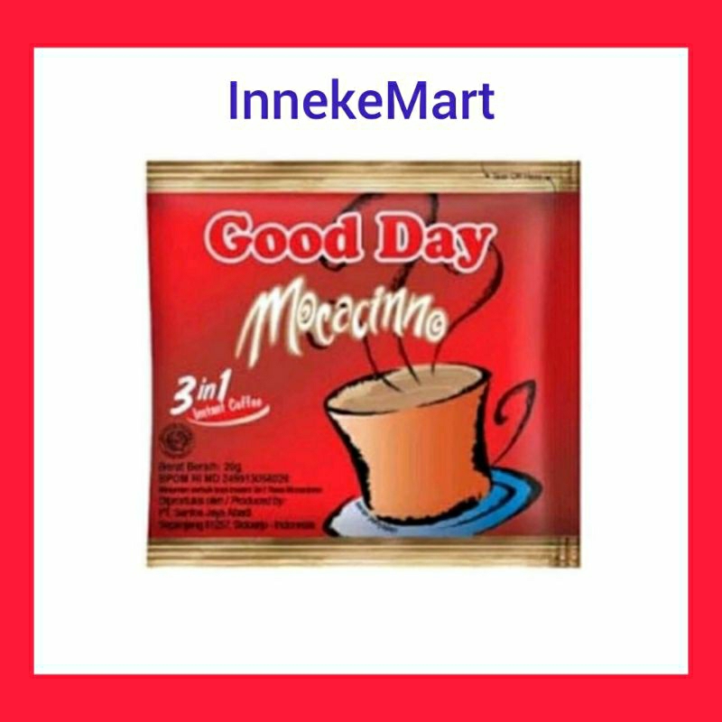 

Good Day Mocacinno Sachet Kopi Instant