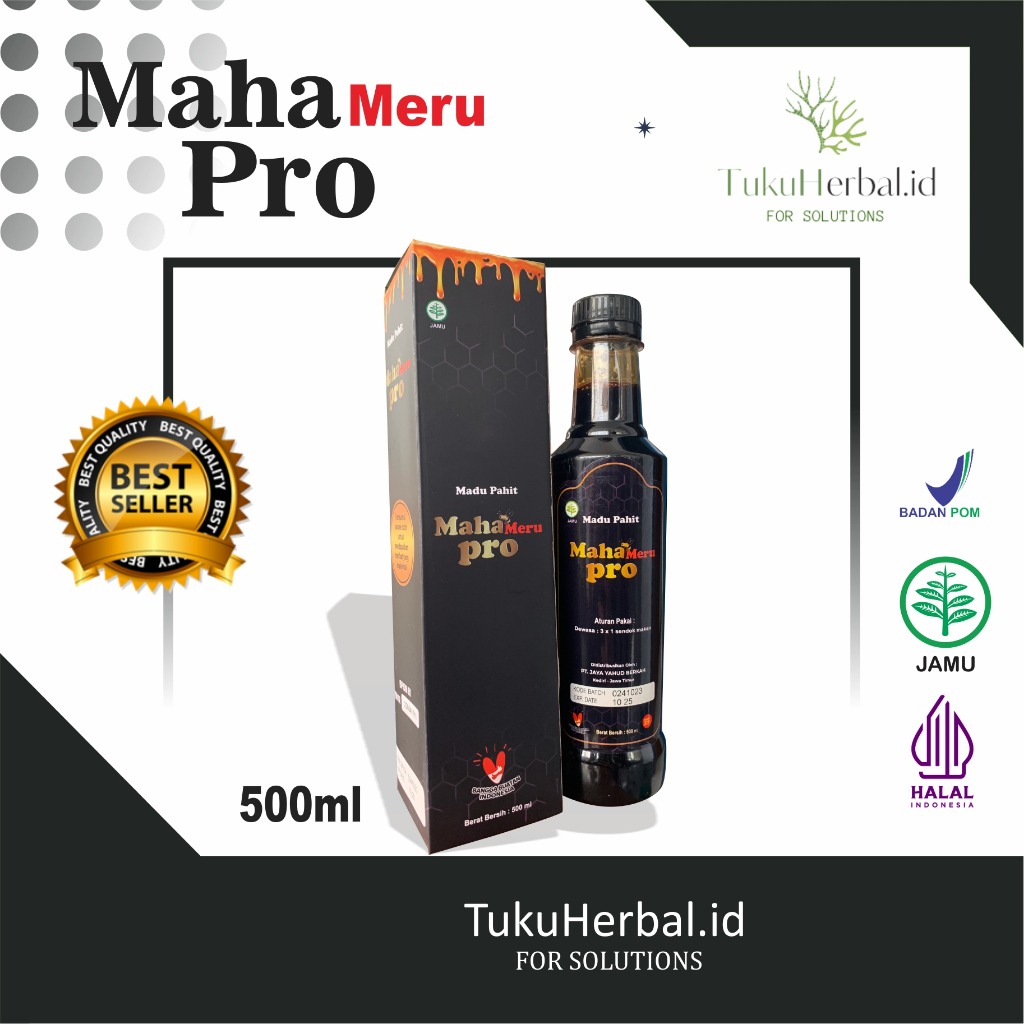 Mahameru Pro / MADU HITAM PAHIT / MADU HERBAL / MADU MURNI