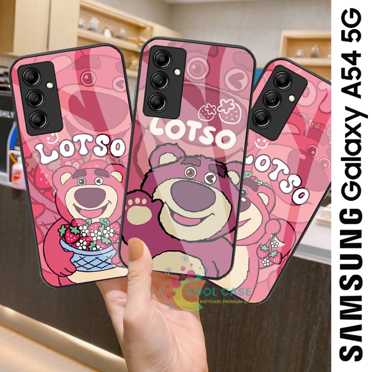 Softcase Kaca Kilau Motif Lotso Samsung A54 5G Terbaru Motif Case Samsung A54 5G Casing Handphone A5