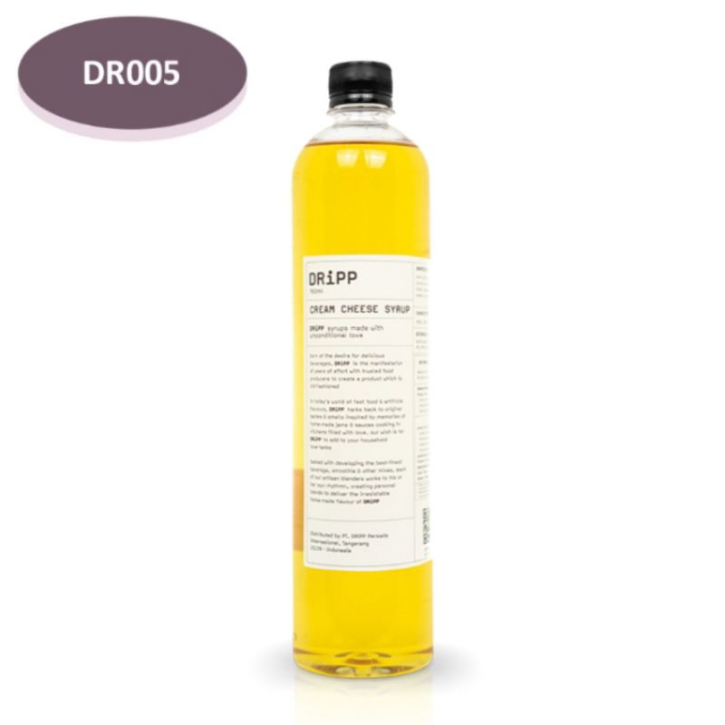 

Dripp Syrup Cream Cheese - Perasa Minuman Berbentuk Sirup - DR005