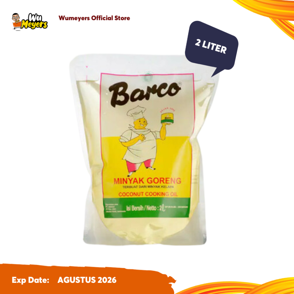 

Barco Minyak Goreng Kelapa Pouch 2 Liter