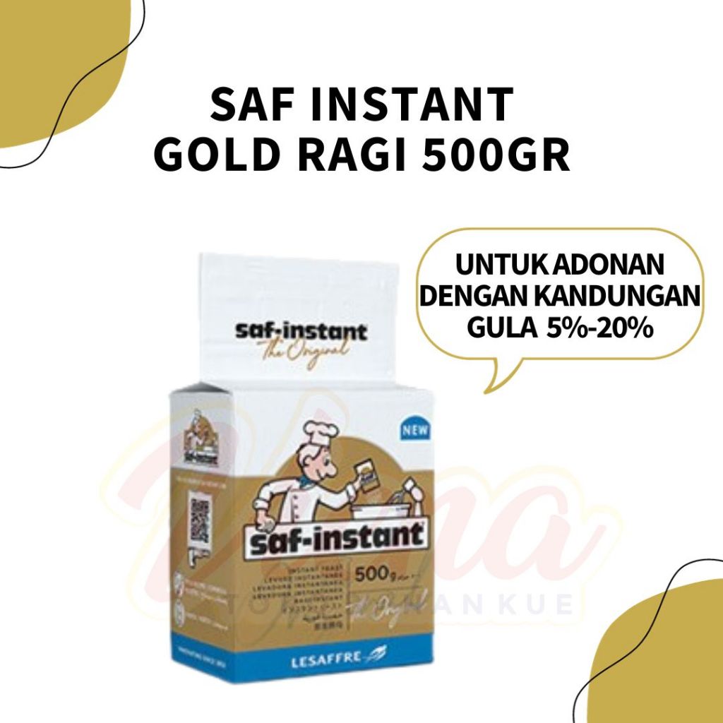 

Saf Instan Gold 500gr Ragi Kering Instant