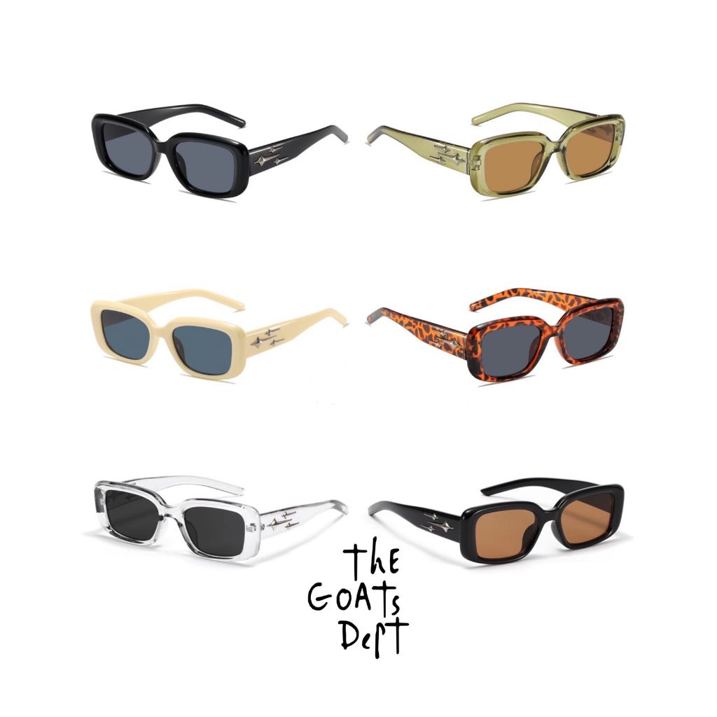 The Goats Dept - Meteorid Starry Night Peggy Gou Glasses / tgd957 kacamata hitam model coklat leopar