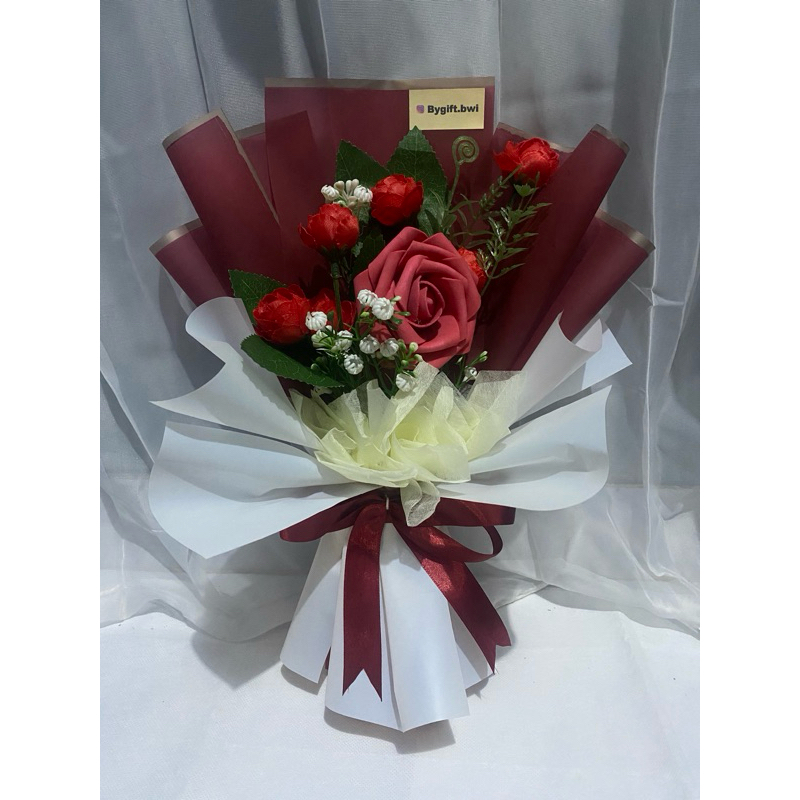 BUKET Bunga mini Artificial / Buket bunga palsu / Buket mini murah