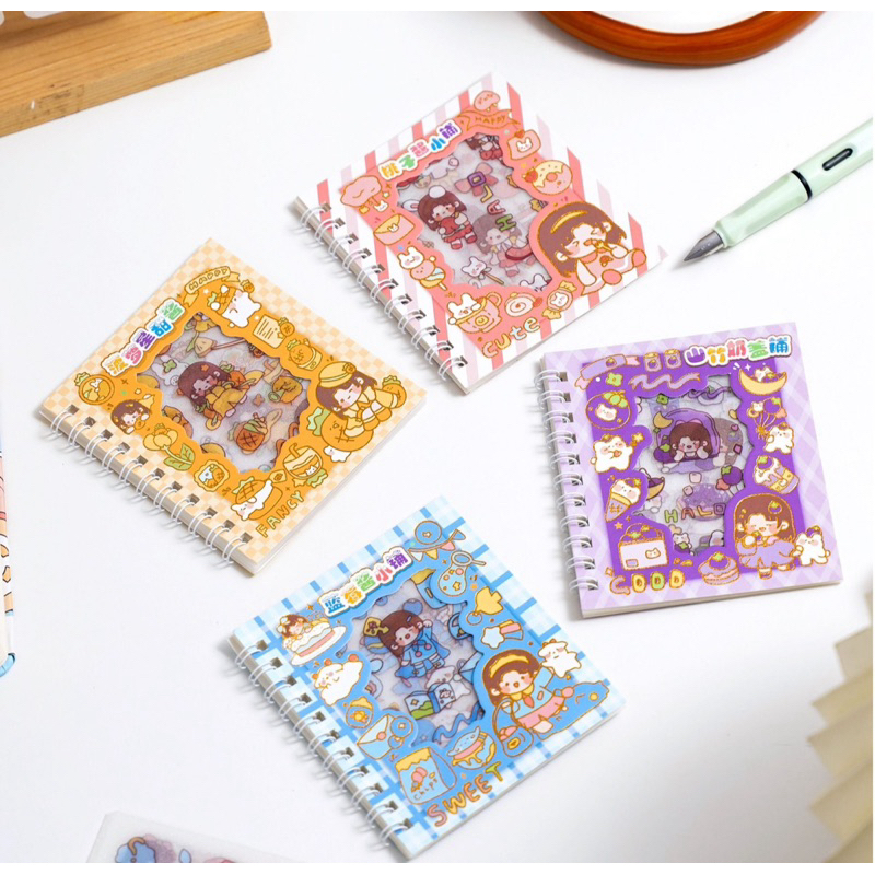 

(ST150) stiker book buku stiker 150++ 10 lembar buku sticker spiral