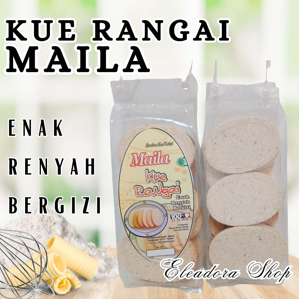 

Kue Rangai Maila - Wadai Rangai Khas Banjar Kalimantan Selatan - Kemasan Plastik