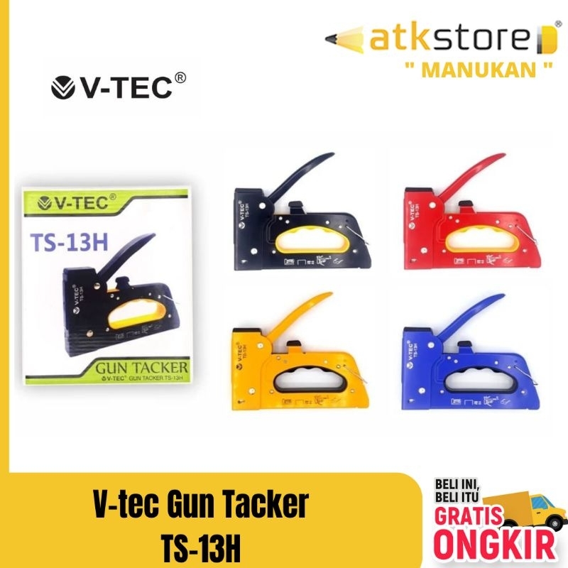 

V-tec Stapler Gun Tacker TS-13H - Stapler dekorasi Staples dekor