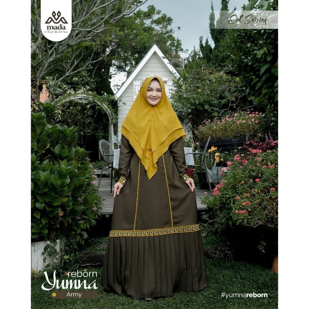 Gamis Plisket | Gamis Terbaru | Gamis Kekinian | Gamis Mada Yumna Reborn Gamis Only