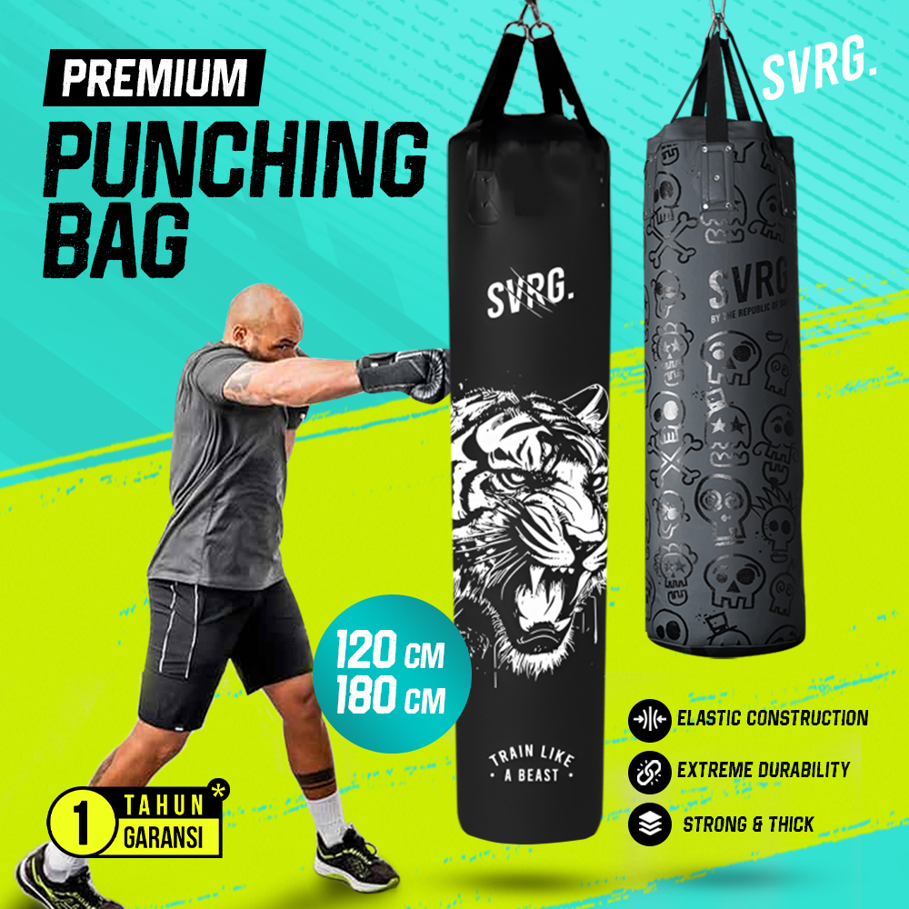 SVRG. Punching Bag - Sand Bag - Samsak Tinju - Boxing - MMA