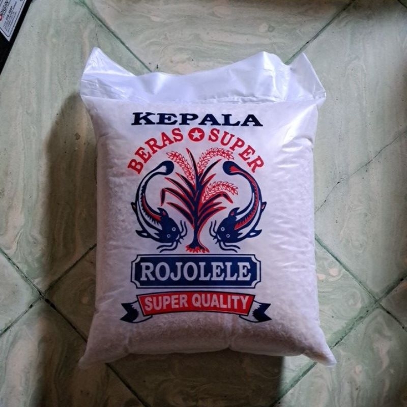 BERAS MEDIUM ~ ROJOLELE NETTO : 5KG (MEDAN)