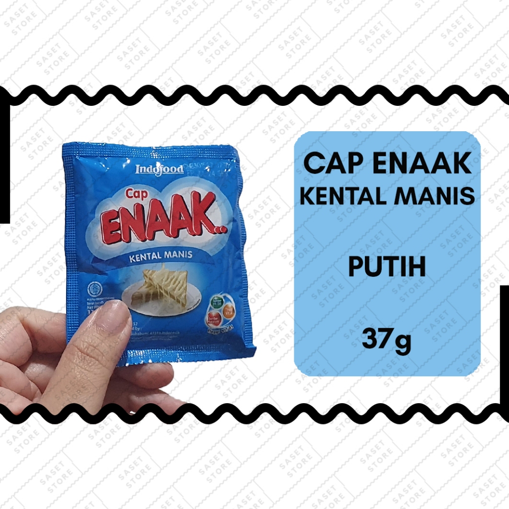 

Cap Enaak Susu Kental Manis Putih 37g Sachet SKM