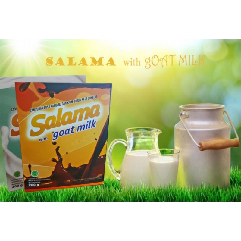 

SALAMA Susu Kambing Etawa Goat Milk Rasa Coklat 200 Gram