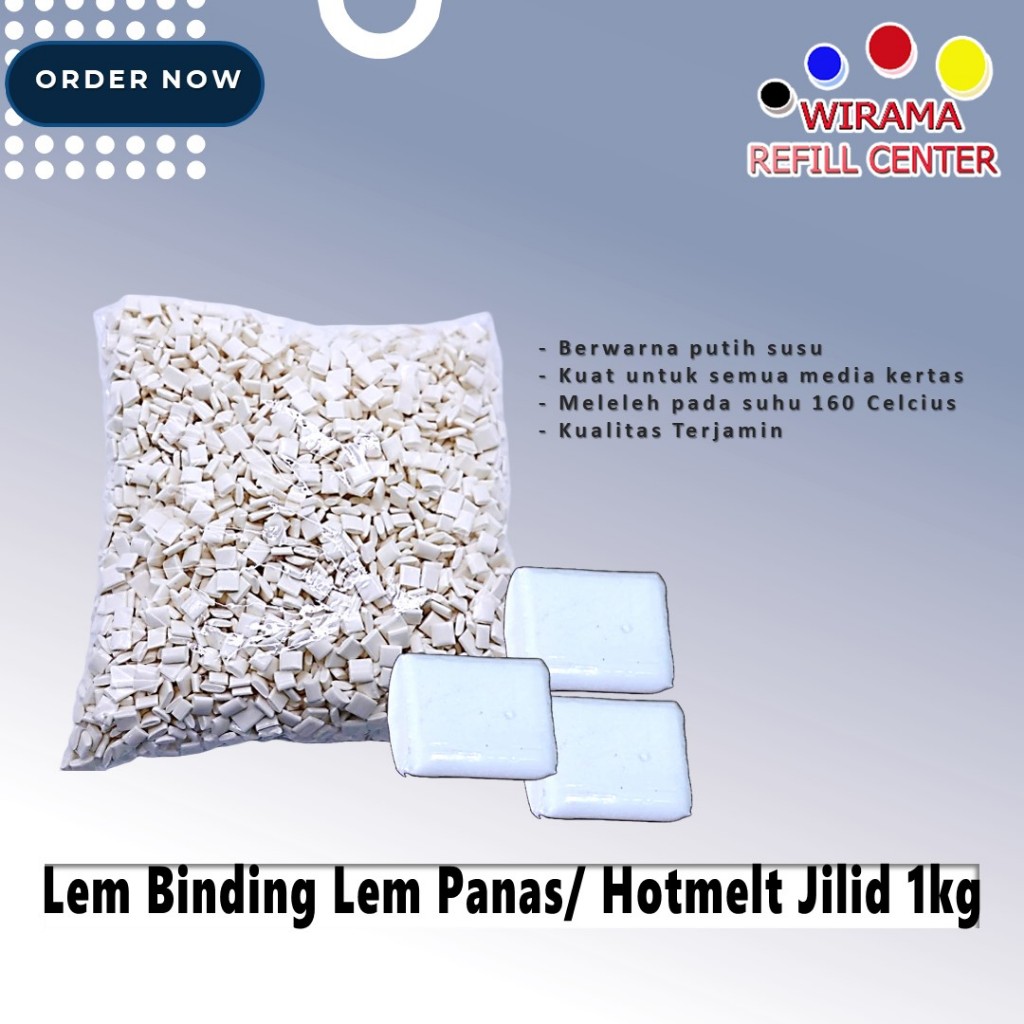 Lem Binding Lem Panas/ Hotmelt Jilid 1kg