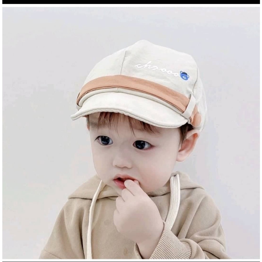 topi anak terbaru model list chroo // topi anak lucu dan kekinian