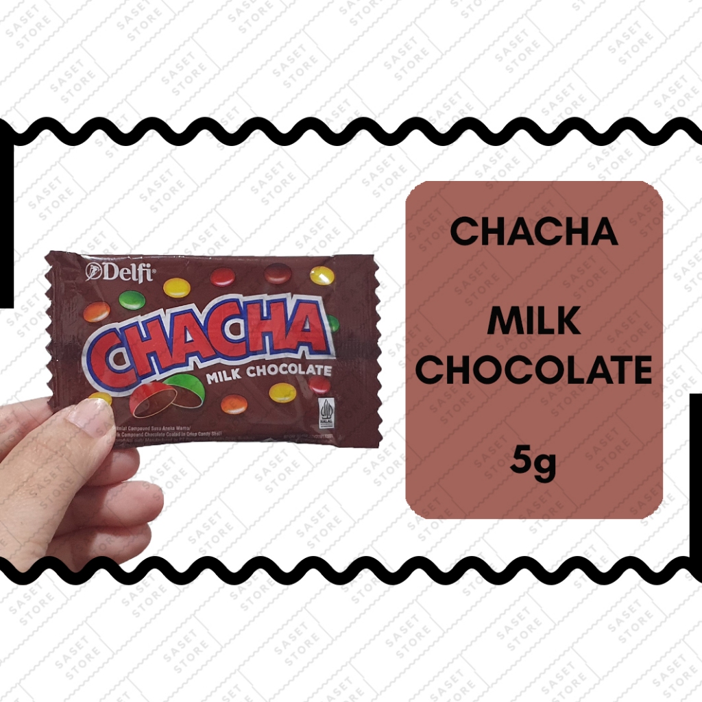 

Chacha Milk Chocolate 5g Sachet Snack Cemilan Coklat