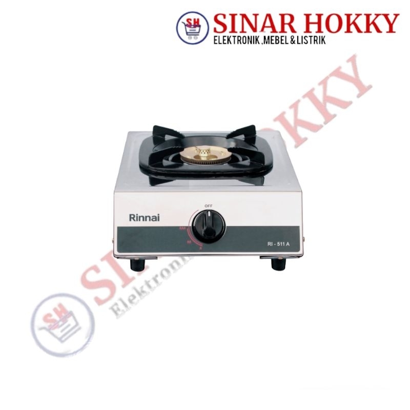 KOMPOR 1 TUNGKU RINNAI RI-511A / RI 511 A / RI 511A