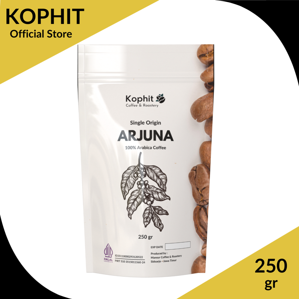 

KOPHIT Coffe & Roastery Single Origin ARJUNA 100% Arabica Coffe 250 gr