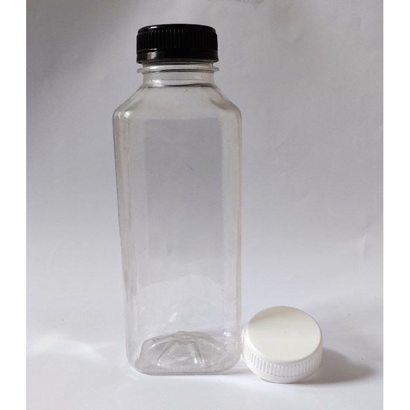Botol Kale Kotak 500ml Tebal || Botol Kopi & Jus 500ml || Botol Lemon 500ml
