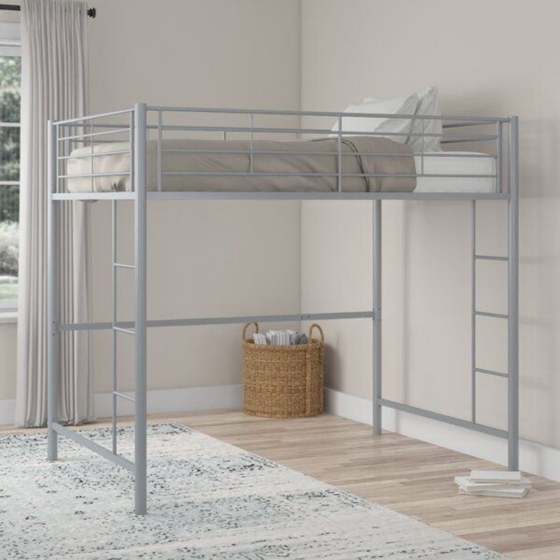 mezzanine bed/loftbed/mezzanin bed/ranjang besi kolong