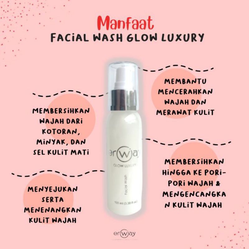 Erway Facial Wash Glow Luxury