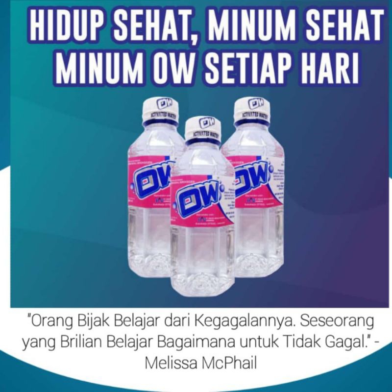 

Air Minum Kesehatan OW 288ml Kadar Air 00.00