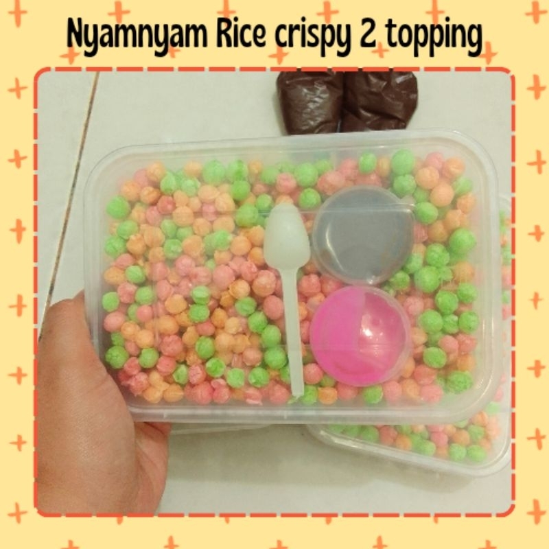 

NyamNyam rice crispi box 2 varian topping