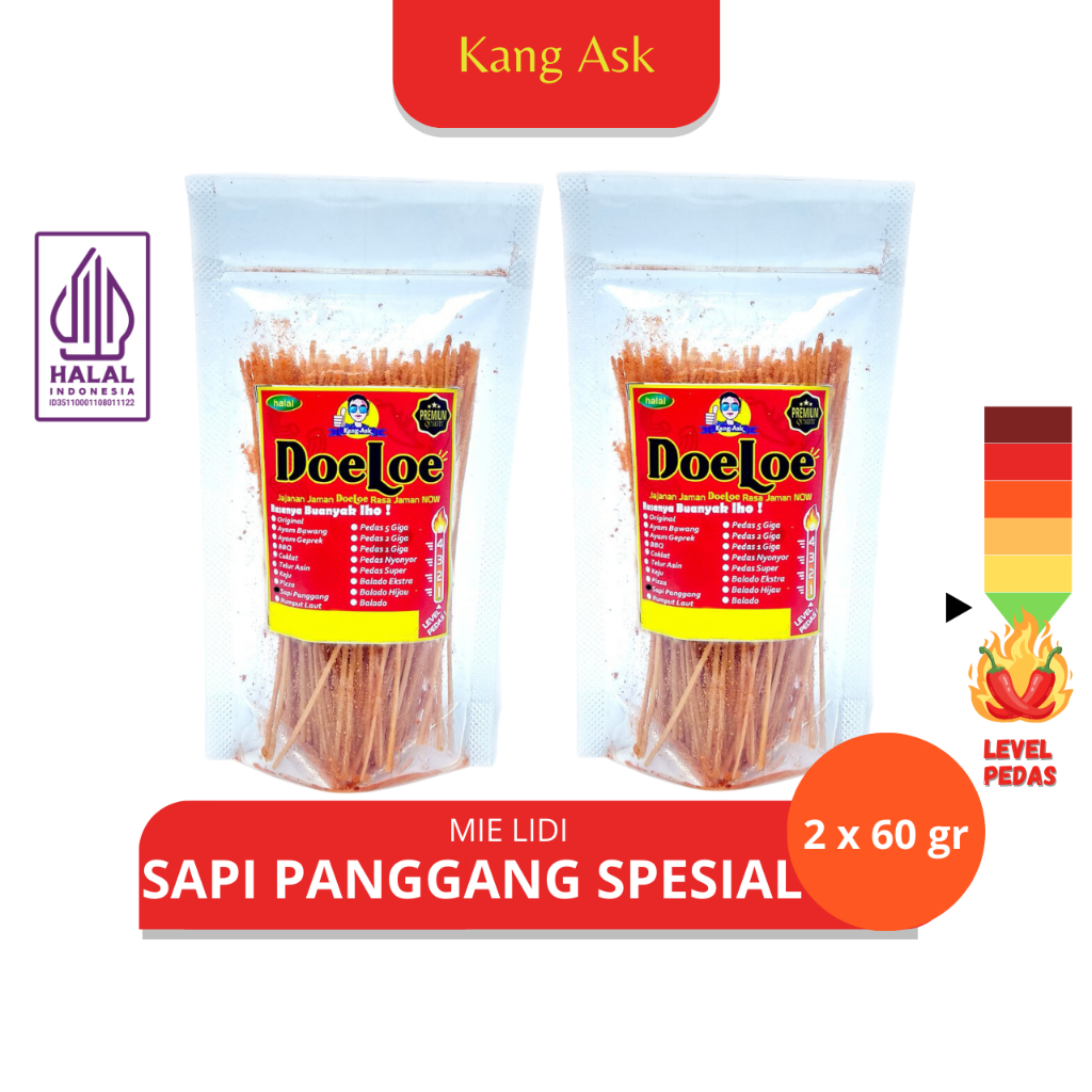 

Doeloe Mie Lidi Rasa Sapi Panggang Spesial 60 gr - 2 Pcs