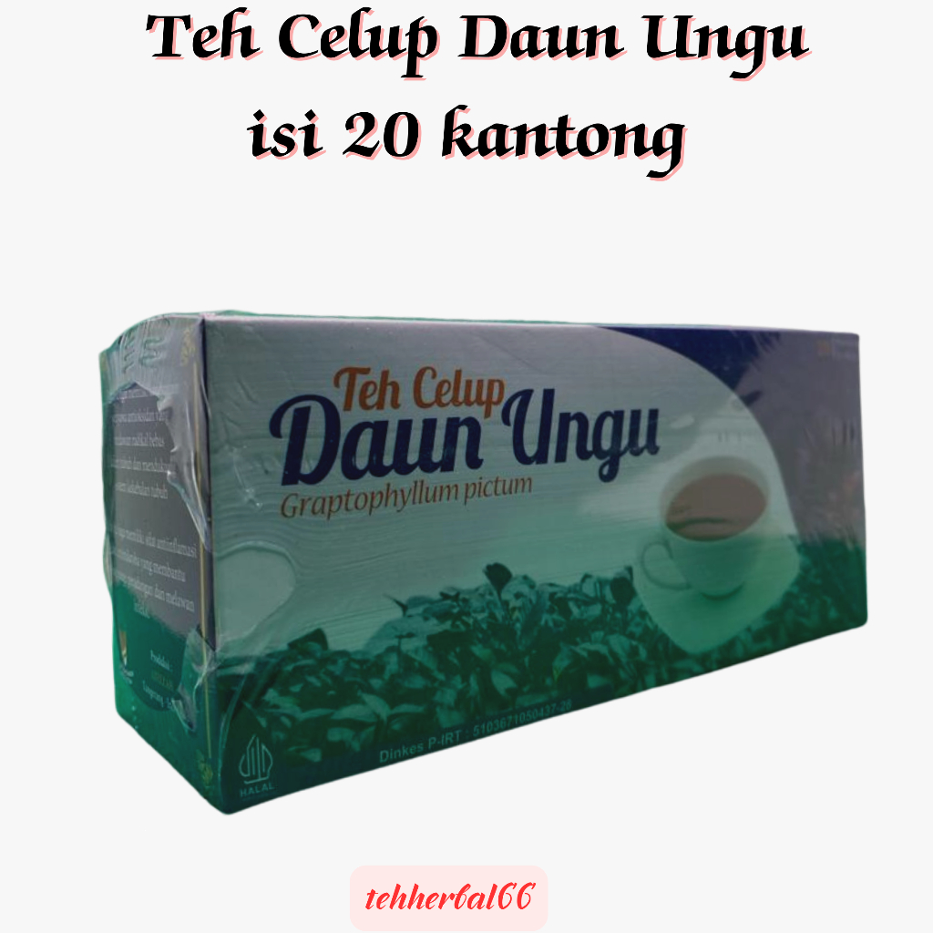 

Teh Celup Daun Ungu 20 Kantong - Herbal Wasir dan Ambeien